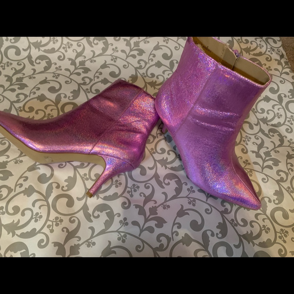 Pink boots